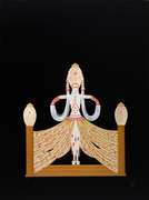 ORIGINAL HAND PULLED LITHOGRAPH HAND SIGNED BY THE ERTE ENCHANTRESS 1986 ERTE ENCHANTRESS
