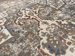 GORGEOUS VINTAGE REPRO DESIGN RUG 6x8