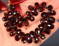 Ravishing 196.15ct graduated strand of Spessartite Garnets