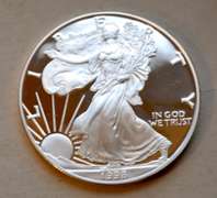 1998  Proof  Silver Eagle W Box And Paper