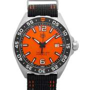 Tag Hauer Swiss Orange Dial Scratch Resistant Sapphire. New In Box.