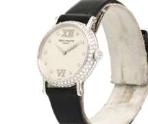 Patek Philippe Calatrava 18kt Diamond Bezel Watch