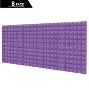 8Pcs High Density Soundproof Foam Noise Absorption