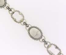 Michael Dawkins Howlite & Quartz Toggle Bracelet