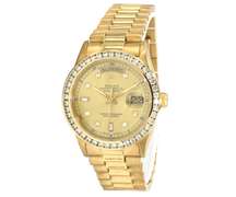 Rolex Day Date President 36mm, 18kt Diamond Bezel Watch