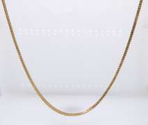 Attarctive Yellow Gold Square Foxtail Chain