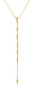 Fancy Diamond Linear Drop Pendant Necklace
