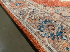 SUPERB VINTAGE REPRODUCTION DESIGN RUG 6x8