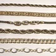 Group of 6 Sterling Bracelets of Various Styles
