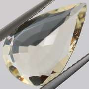 Amazing 4.42ct 15mm platinum blonde Beryl