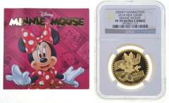 PF70 UCAM 2014 Niue $200 Gold - Minnie Mouse Disney Characters - NGC
