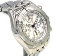 Breitling Cockpit Chronograph Mop Diamond Watch