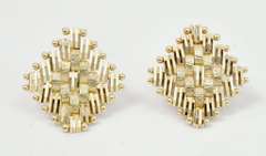Classy Ladies 14K Yellow Gold Earrings