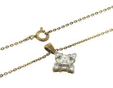 Sterling Silver CZ Star Necklace