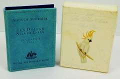 1990 Ten Dollar .999 Silver Proof Birds of Australia Coin