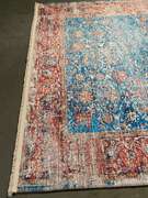 BEAUTIFUL VINTAGE REPRODUCTION DESIGN RUG 6x8