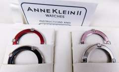 Vintage Anne Klein II Interchangeable Watch Set, Runs