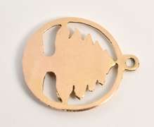 18k Lebanon Cedar Tree Charm