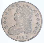 1830 Capped Bust Half Dollar