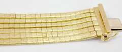 6 Strand 18K Yellow Gold Bracelet