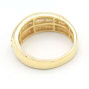 Charming Yellow Gold Diamond Band