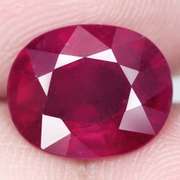 Rich blood red 4.77ct oval cut Ruby