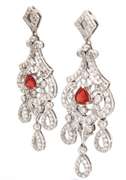 Unforgettable 18kt Ruby and Diamond Dangle Earrings
