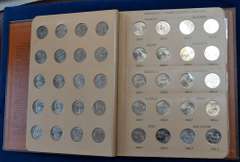 Washington Quarters Statehood Commemorative 1999-2008 Complete Dansco Album. no.7143