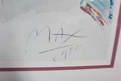 HAND SIGNED COLORED LITHOGRAPH BY PETER MAX STATUE OF LIBERTY