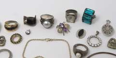 Group Lot of Mixed Sterling Silver Jewelry