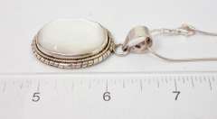 Captivating Mother of Pearl Pendant Necklace