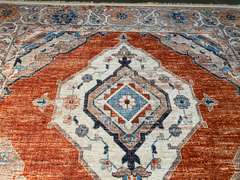 SUPERB VINTAGE REPRODUCTION DESIGN RUG 6x8