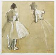 EDGAR DEGAS (AFTER) DEUX DANSEUSES 1922