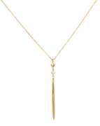 Gabrial & Co Diamon Spike Pendant on Chain