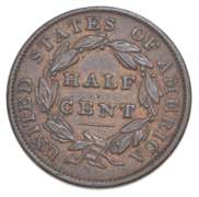1833 Classic Head Half Cent