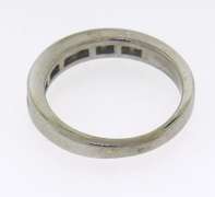 Brilliant White Gold Channel Set Diamond Band