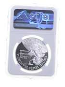 PF70UCAM 1996-P Smithsonian Institution Commem. Silver Dollar - NGC