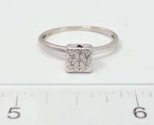 White Gold Diamond Accent Ring