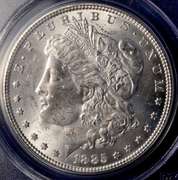 1885 Morgan Silver Dollar PCGS MS63