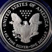 2002 Proof American Silver Eagle.