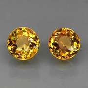 Rare collectors 1.23ct Malaya Garnet set