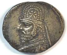 Nice original Parthia Silver Drachm of Orodes I, 90-77 BC