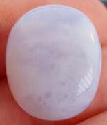 Dreamy 28.90ct lavender periwinkle Chalcedony