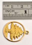 18k Lebanon Cedar Tree Charm
