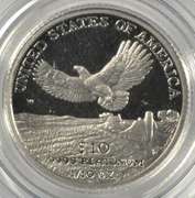 Deep Cameo PROOF 2000-W $10 Platinum Eagle. Box/COA