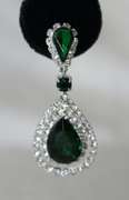 Set of Sapphire Color Fashion  Design Earrings