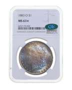 MS63* 1883-O Morgan Silver Dollar - CAC - Graded NGC