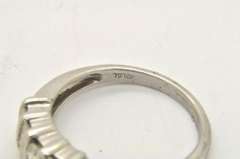 LADIES PLATINUM DIAMOND BAND