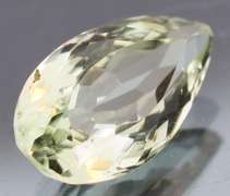 Brilliant 5.50ct platinum green Amethyst