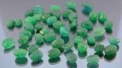 Heavy 307ct collection of Emeralds